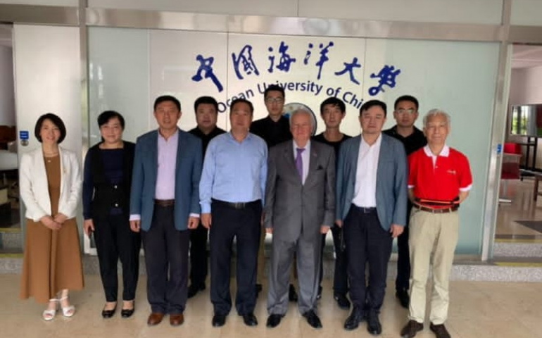Встреча с партнёрами из университета Ocean University of China
